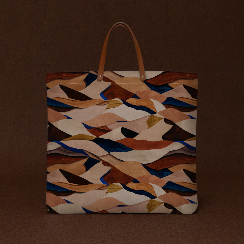 Idée cadeau Noël - Sac cabas design Graphique N°13 - Maison Baluchon