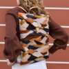 Backpack with graphique N°13 design