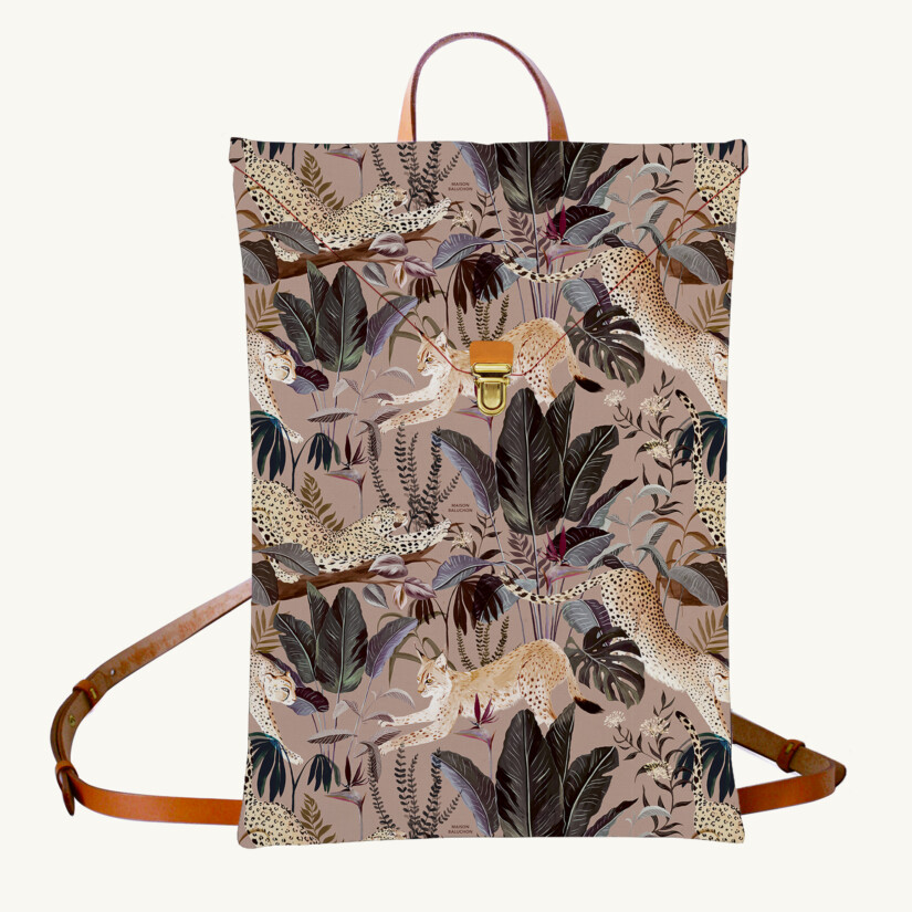 Backpack 13″ Jungle N°21 custom-made by Maison Baluchon