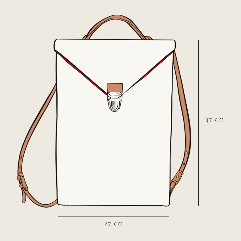 Technical Drawing - 13" Backpack
