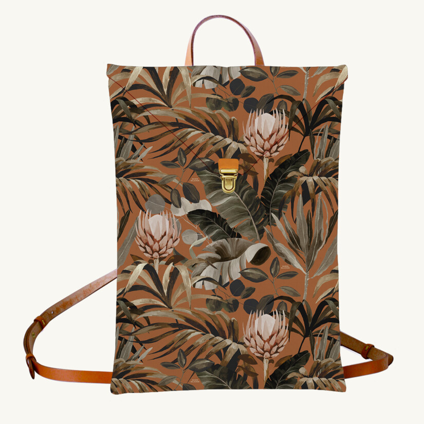 Backpack 13″ Tropical N°16 custom-made by Maison Baluchon