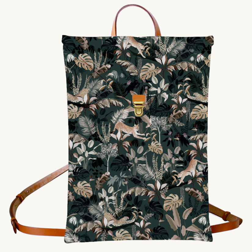 Backpack 15″ Jungle N°20 custom-made by Maison Baluchon
