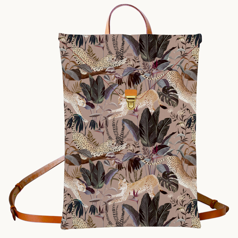 Backpack 15″ Jungle N°21 custom-made by Maison Baluchon