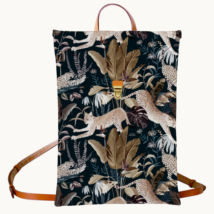 Backpack 15″ Jungle N°22 custom-made by Maison Baluchon