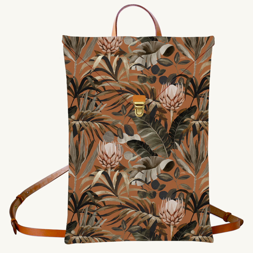 Backpack 15″ Tropical N°16 custom-made by Maison Baluchon