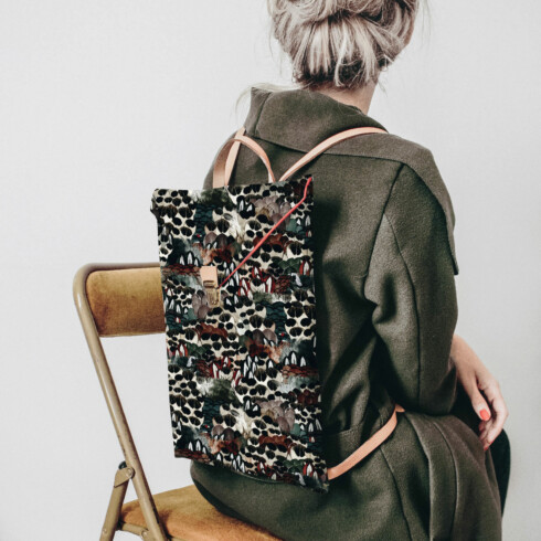 Sac à dos 13'' fabriqué en France Sauvage N°24 – Maison Baluchon