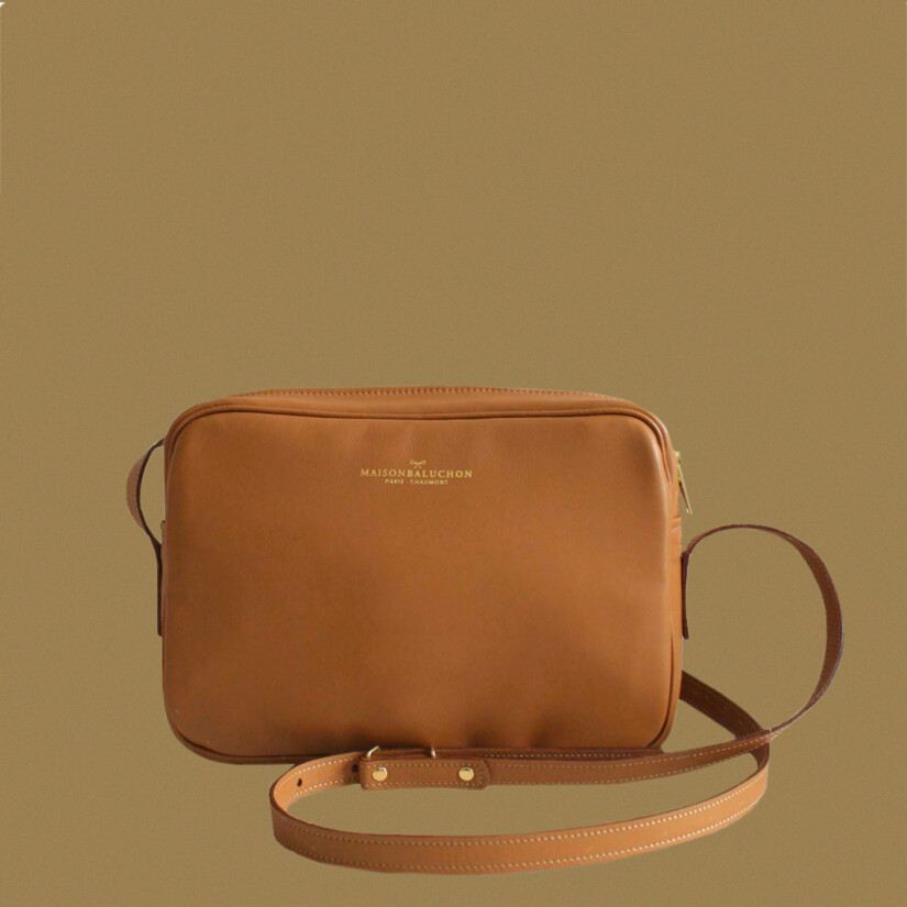 Maison Baluchon - Camel leather shoulder bag, locally made