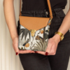 Maison Baluchon - Mini bag Tropical N°17 ecru camel leather