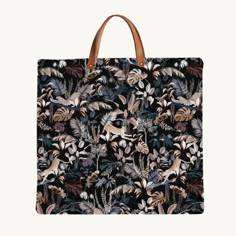 Tote bag Jungle N°19 custom-made by Maison Baluchon