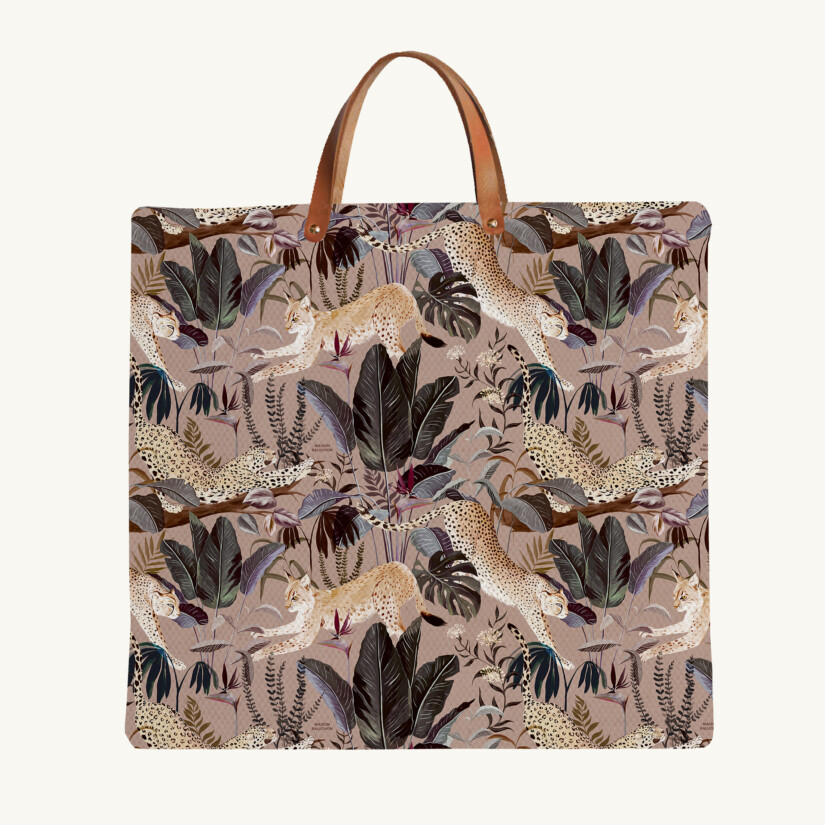 Tote bag Jungle N°21 custom-made by Maison Baluchon
