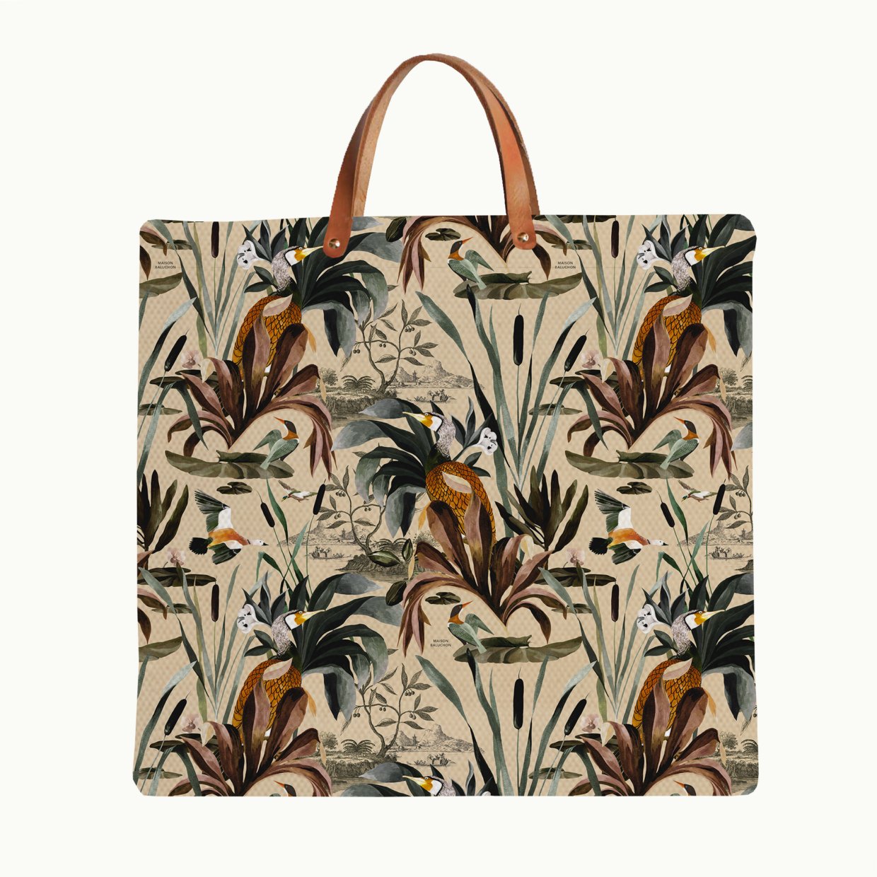 Maison Baluchon - Tote bag - Sauvage N°26 Ecru