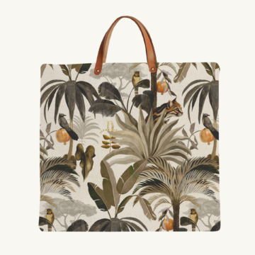 Maison Baluchon - Carrier bag - Tropical N°17 ecru