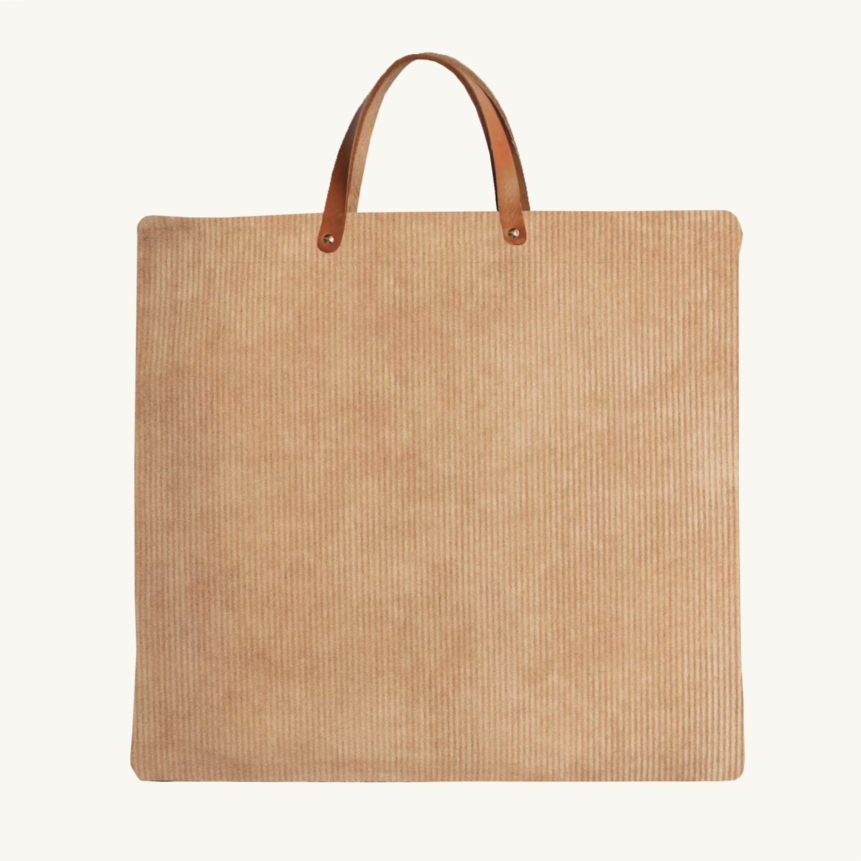 Plain velvet tote bag N°12 - Maison Baluchon