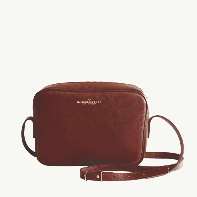 Maison Baluchon - Shoulder bag - Auburn grained leather