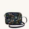 Maison Baluchon - Crossbody bi-matière - Jungle N°17 cuir Marine foncé