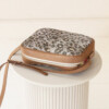 Beige Leopard-Print Shoulder Bag - Maison Baluchon