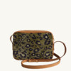 Maison Baluchon - Crossbody Bag - Sauvage N°21 Khaki and Camel leather