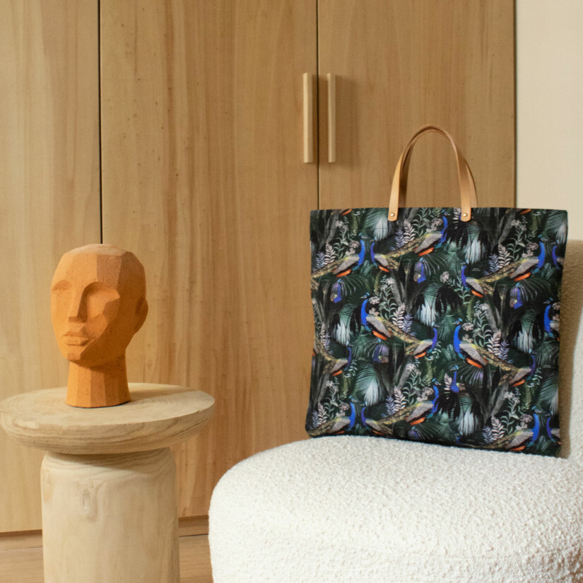 Document bag with exclusive Jungle N°17 motif - Maison Baluchon