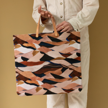 Tote bag ideal for carrying your important documents in style - Maison Baluchon