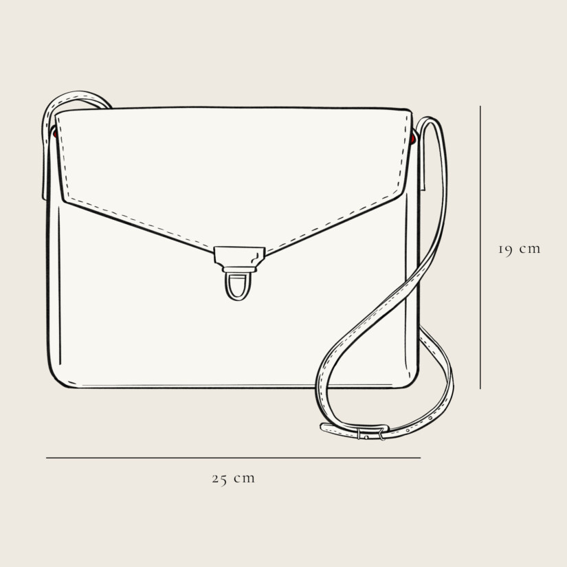 Maison Baluchon - Technical drawing - Handbag