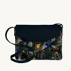 Sac sacoche - Maison Baluchon - Jungle N°17 cuir Marine foncé