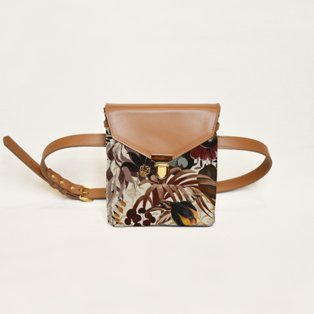 Maison Baluchon - Mini handbag with Inde N°03 flower print