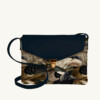 Maison Baluchon - Purse bag - Sauvage N°27 with Dark Blue leather