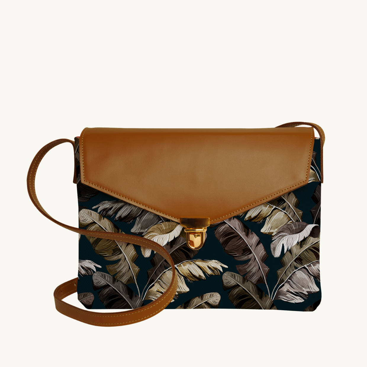 Purse Tropical N°13 - Camel leather