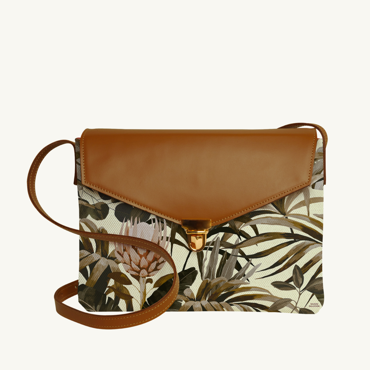 Purse Tropical N°14 - Camel leather
