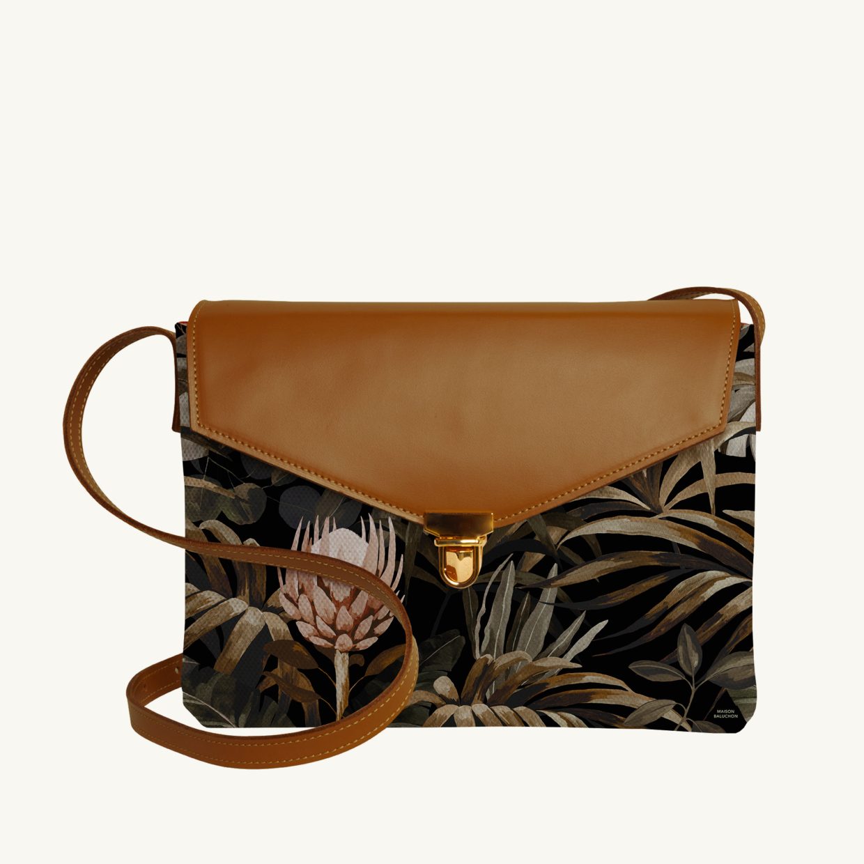Purse Tropical N°15 - Camel leather