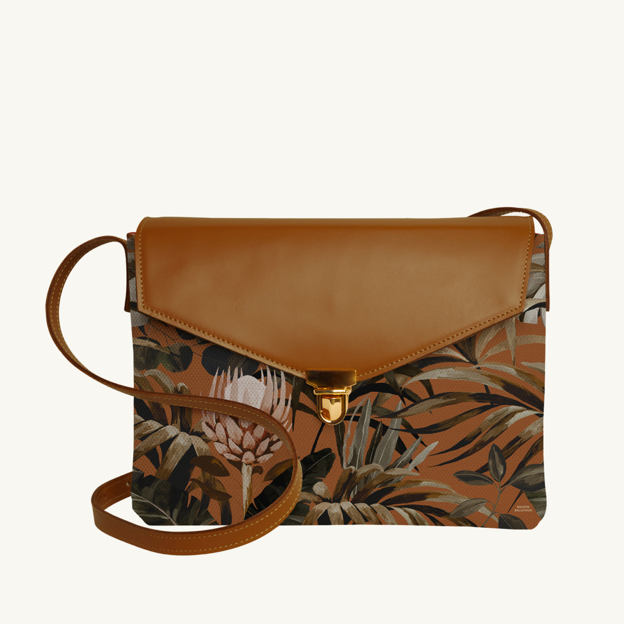 Purse Tropical N°16 - Camel leather