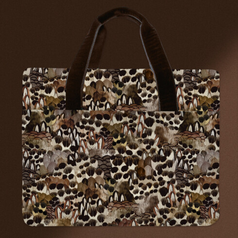 Idée cadeau de Noël - Sac de voyage motif animal avec plumes d'oiseaux sauvages