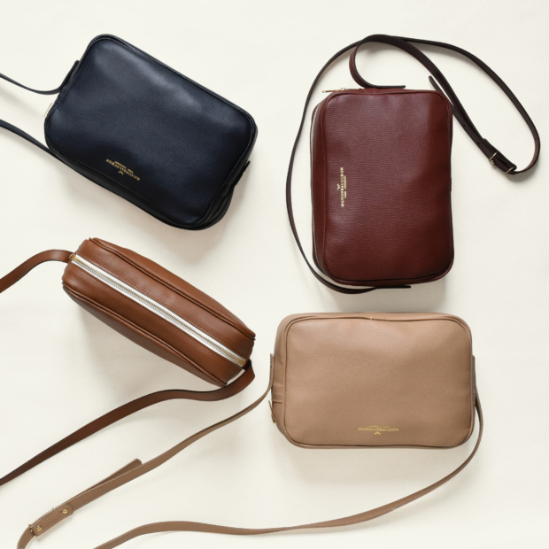 All-leather crossbody handbags - Made in France
