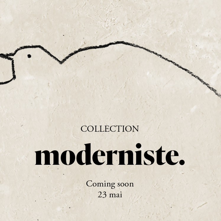 Nouvelle collection Moderniste par Maison Baluchon, le 23 mai.
