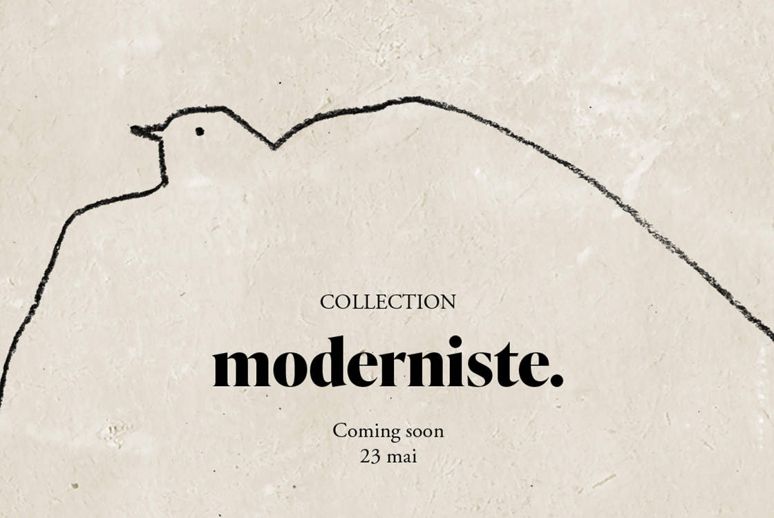 Nouvelle collection Moderniste par Maison Baluchon, le 23 mai.