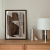 Graphic motif poster No. 17 with grain, texture and relief for a 1970s atmosphere - Maison Baluchon