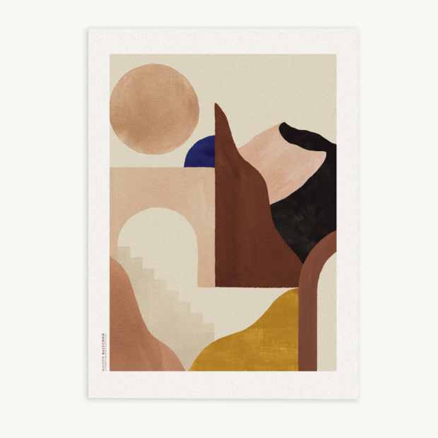 Maison Baluchon - Toile canvas 50 x 70 cm - Graphique N°13