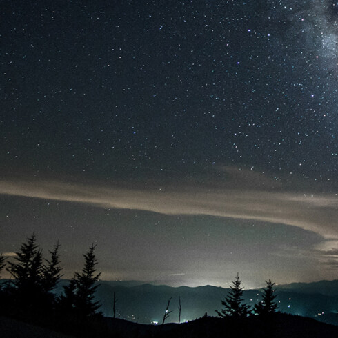 Maison Baluchon - evening atmosphere - night sky