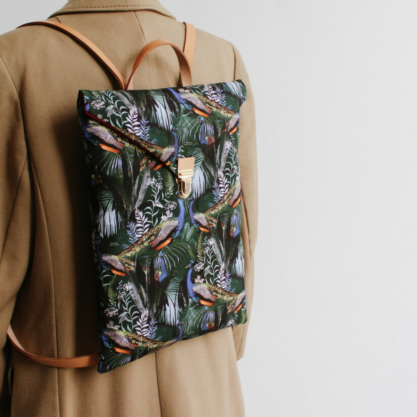 Maison Baluchon - Jungle N°17 backpack inspired by the animal and plant world